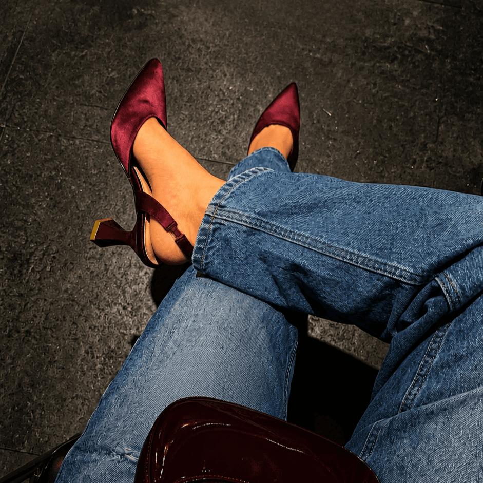 Clessia Wine — Women's Heels India | CLASSIE