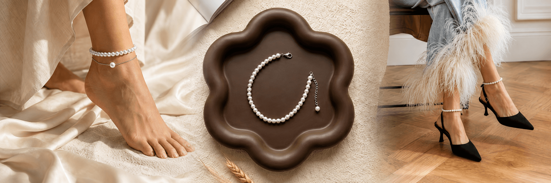 Pearl Grace Anklet Chain: The Quiet Detail That Makes Heels Look Bridal