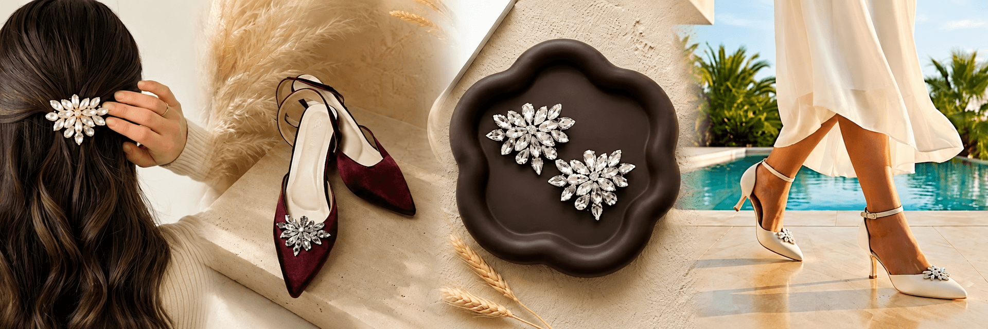 The Starburst Crystal Clip: When You Want Your Shoes to Be the Statement